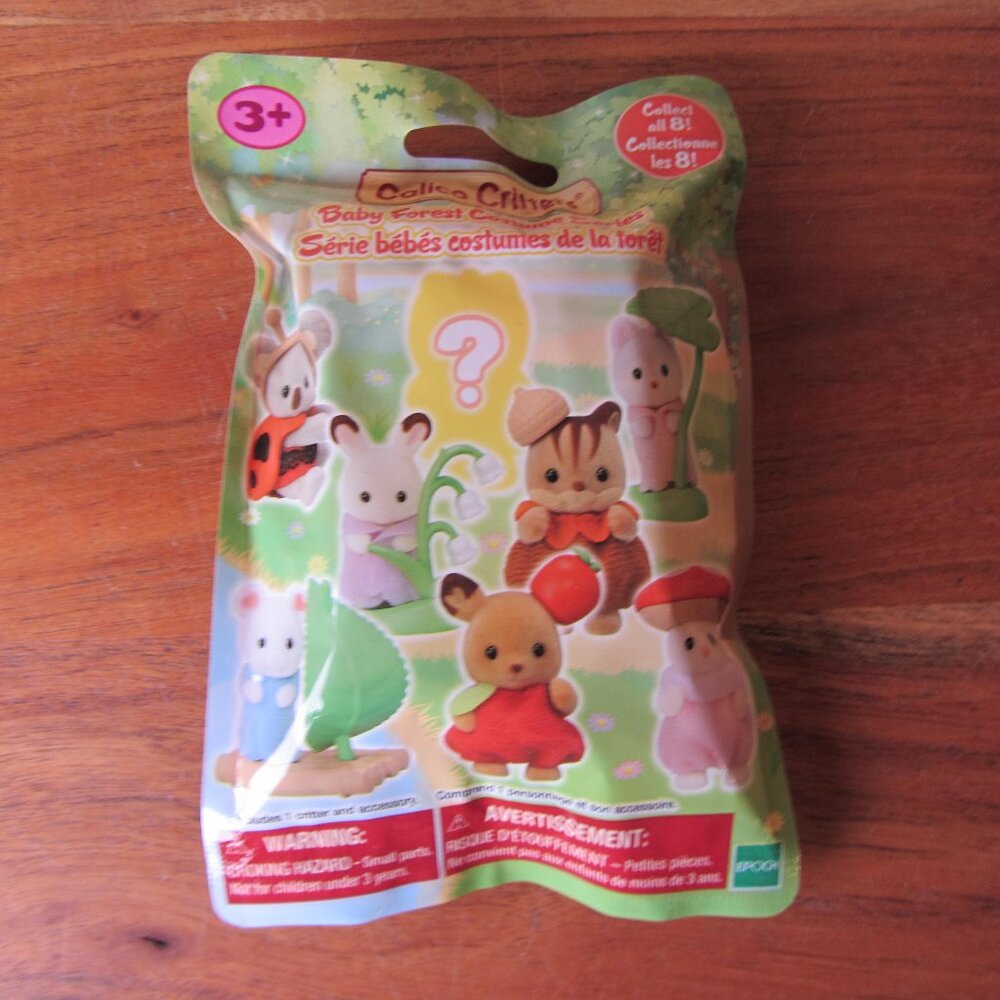3 for $40 - calico critters mystery bag baby forest costume epoch NIP (W6169)
